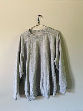AERIE Grey Crewneck Sweater